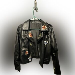 Moto Faux Leather Jacket